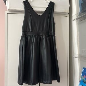 Leather dress